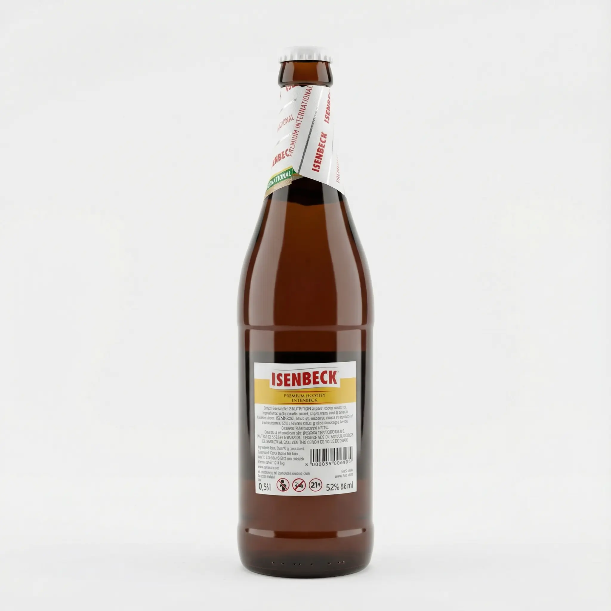 bouteille Isenbeck 65cl vue arrière bière blonde